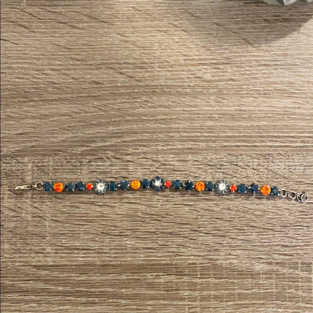Sorrelli Blue and Orange bracelet